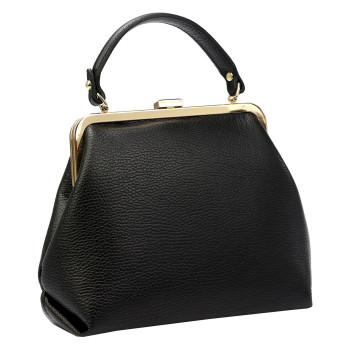 Kožená kabelka Luka černá KZ2253307