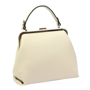 Kožená kabelka Luka béžová KZ2253306