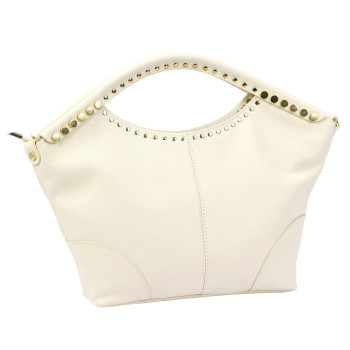 Kožená kabelka Camilla béžová KZ2261458