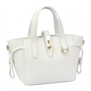 Kožená kabelka Luka bílá KZ2261070