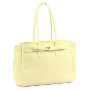 Kožená kabelka Camilla žlutá KZ2261218