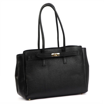 Kožená kabelka Camilla černá KZ2260992