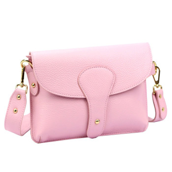 Kožená kabelka Luka růžová KZ2261094