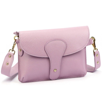 Kožená kabelka Luka fialová KZ2261091