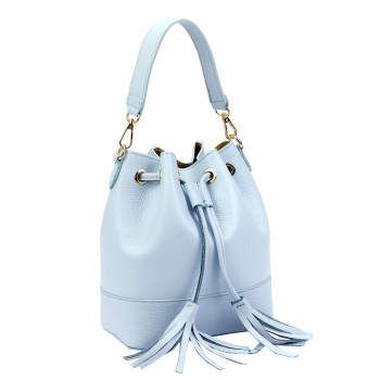 Kožená kabelka Luka modrá KZ2261623