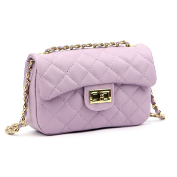 Kožená kabelka Luka fialová KZ2261681