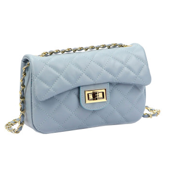 Kožená kabelka Luka modrá KZ2261686