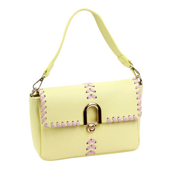 Kožená kabelka Luka žlutá KZ2261689