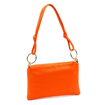 Kožená kabelka Luka oranžová KZ2261599