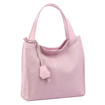 Kožená kabelka Luka růžová KZ2261316