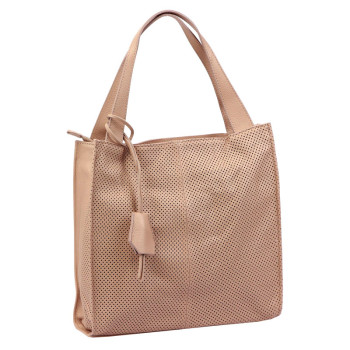 Kožená kabelka Luka růžová KZ2261309