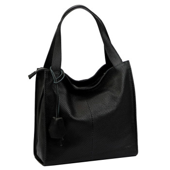 Kožená kabelka Luka černá KZ2261308