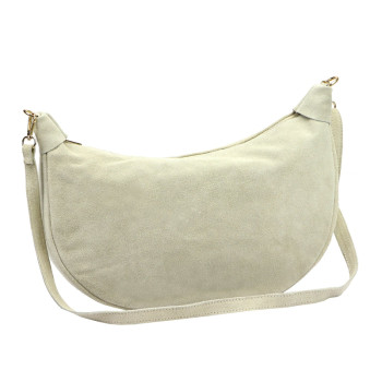 Kožená kabelka Luka béžová KZ2261904