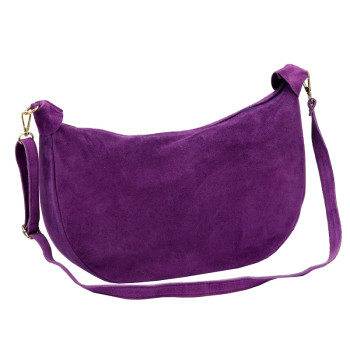 Kožená kabelka Luka fialová KZ2261906