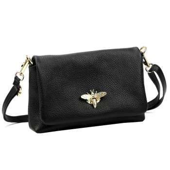 Kožená kabelka Luka černá KZ2261869