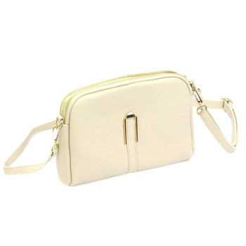 Kožená kabelka Luka béžová KZ2261669