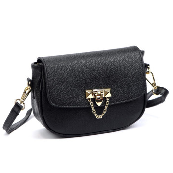 Kožená kabelka Luka černá KZ2261882