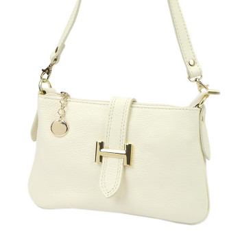 Kožená kabelka Luka béžová KZ2261917