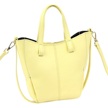 Kožená kabelka Luka žlutá KZ2261944