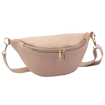 Dámská kožená ledvinka růžová KZ2260929