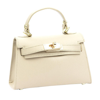 Kožená kabelka Luka béžová KZ2254834