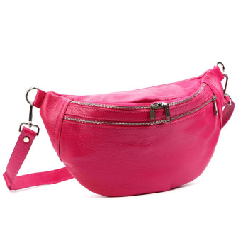 Kožená ledvinka Luka fuchsiová KZ2257010