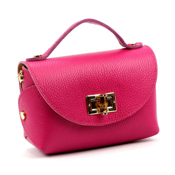 Kožená kabelka Luka fuchsiová KZ2261997