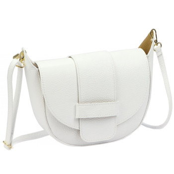 Kožená kabelka Luka bílá KZ2261960