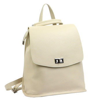 Dámský kožený batoh béžový Luka KZ2258019 8l