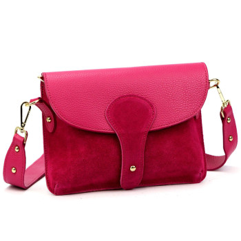 Kožená kabelka Luka fuchsiová KZ2261679
