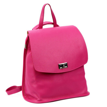 Dámský kožený batoh Luka fuchsiový (KZ2261644) 8l
