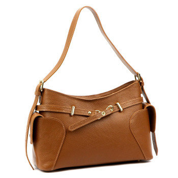Kožená kabelka camel Luka (KZ2262811)