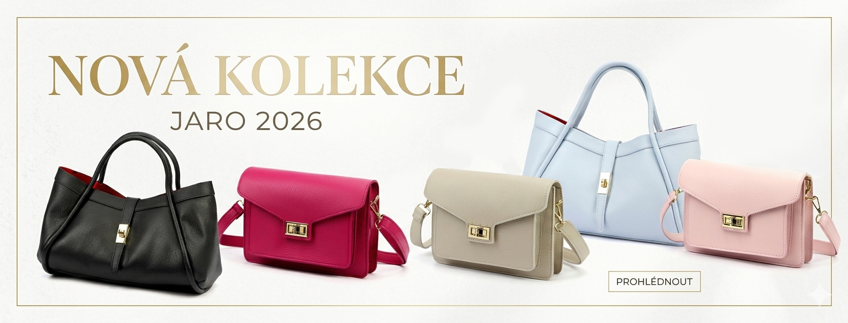 Kabelky jaro 2026 CZ - Kožená - móda.cz